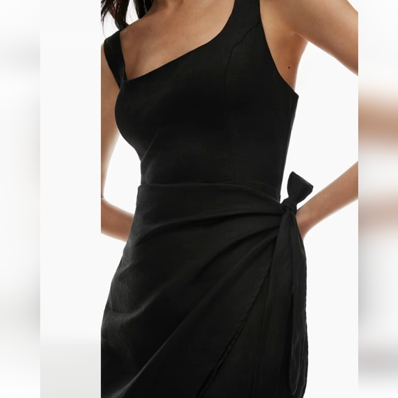 Aritzia Wilfred new saturn linen midi dress - Picture 4 of 10